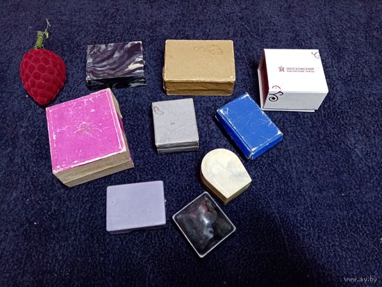 С рубля без мц. разные коробочки для ювелирных изделий 10шт