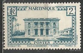 Мартиника. Императорский дворец. 1933г. Mi#127.