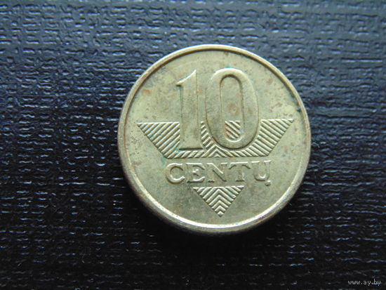 Литва 10 центов 2008 г.