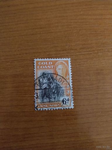 1948 Британская колония Золотой Берег сбор какао флора король (3-14)