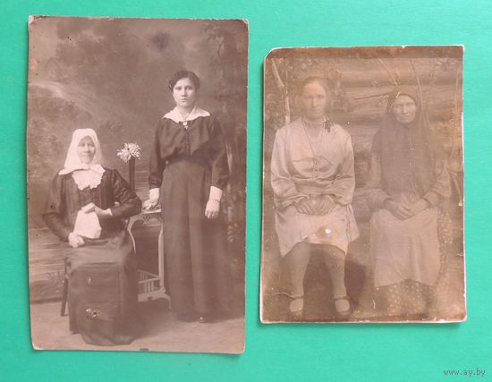 Фото "Дочь и мать", Зап. Бел., 1920-1930 гг.