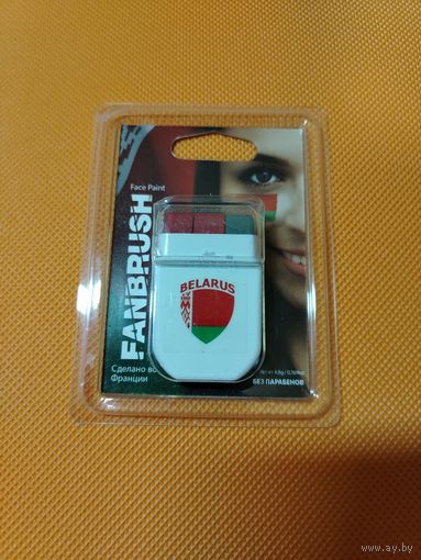 Грим. Республика Беларусь. Наносить на лицо флаг Беларуси