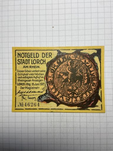 Нотгельд 25 пфеннигов Германия -3012