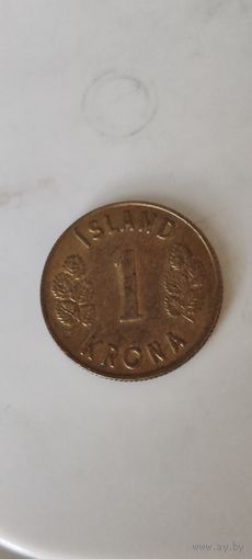 Исландия 1 крона 1975
