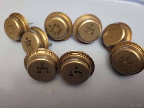 Транзисторы КТ808А , подобранные пары (цена за пару!)