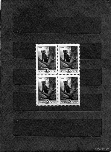 СССР, 1988, СТАНДАРТ**, серия 1м в к/блок, бум. простая заг 5480А   чистая**