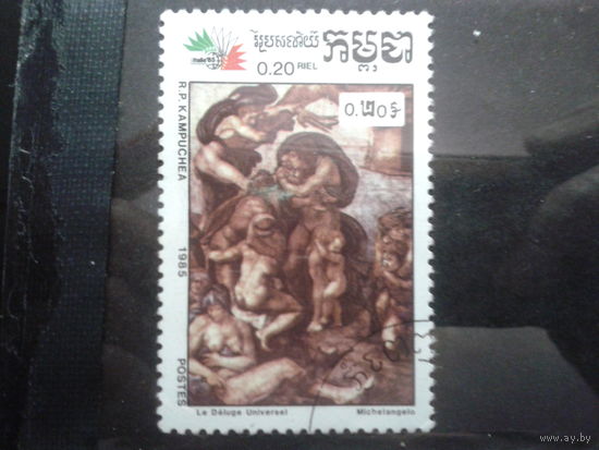 Камбоджа 1985 Итальянская живопись