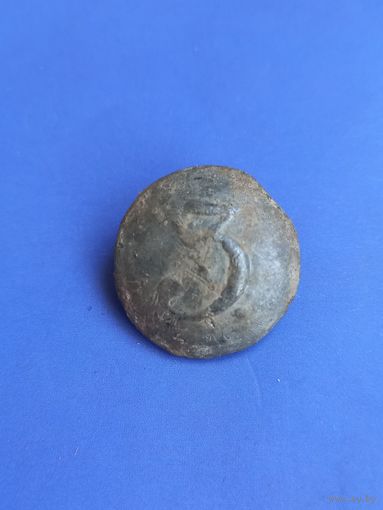 Пуговица царская , оловянная ,  номер 3       (14)