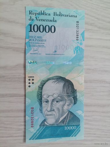 Венесуэла 10000 UNC c рубля