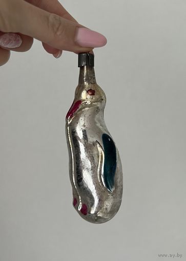 Елочная игрушка Пингвин СССР К.17
