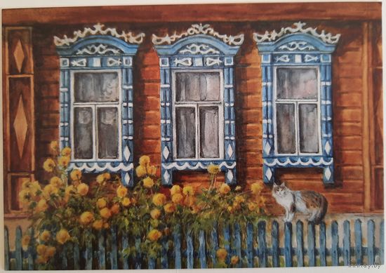 Лето в деревне. Худ. Н.Рубачева. Россия. 2017 г.