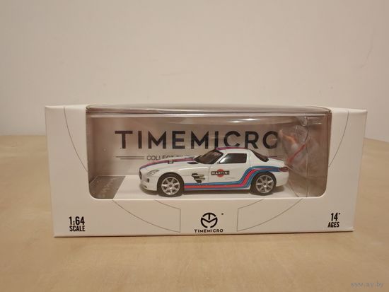 TimeMicro 1/64 Mercedes SLS Martini (с фигуркой)