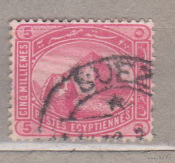 Сфинкс и пирамида Египет 1888 год лот 5