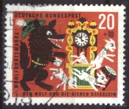 ГЕРМАНИЯ, ФРГ - 1963 [Mi. 410]  Гашеная (DE04)