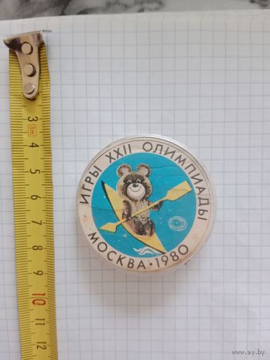 Значок Олимпийский мишка Олимпиада 80