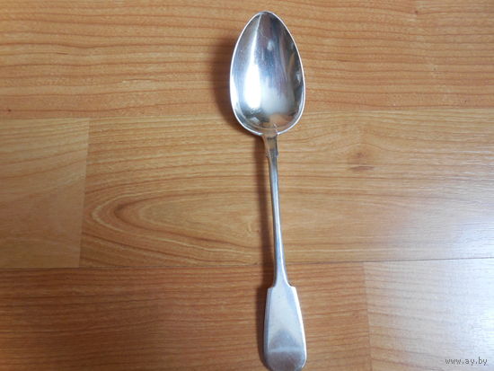 Старинная серебряная ложка. 84 проба.