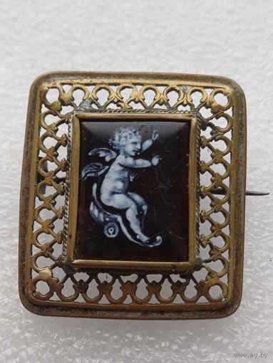 Все лоты с 1р.Старинная Лимож?! Брошь