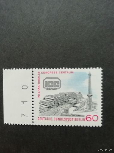 Западный Берлин 1979 Марка "Открытие Конгресс-центра в Берлине" (чистая**) Mi.591 каталог 1.40 евро