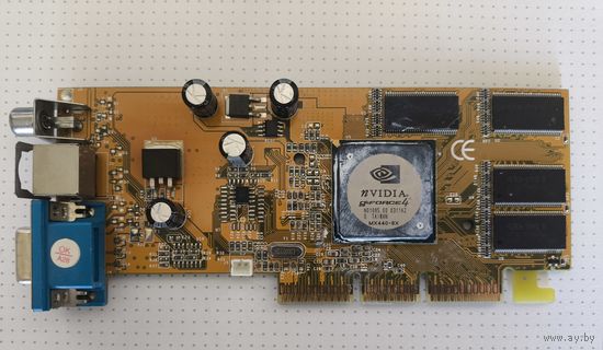 Видеокарта Geforce 4 mx440 8x 64MB DDR TV