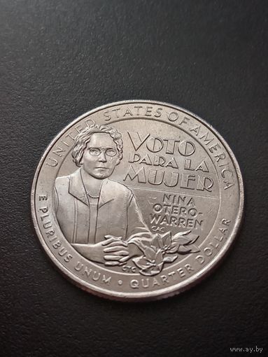 США 25 центов  2022 г. P - Нина Отеро-Уоррен