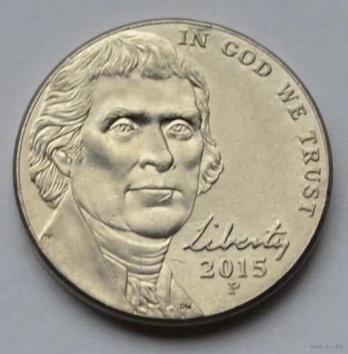 США, 5 центов 2015 г. Р