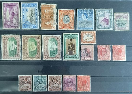 Сборка марок. Британские колонии