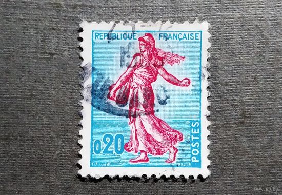 Марка Франция 1960 год Стандарт