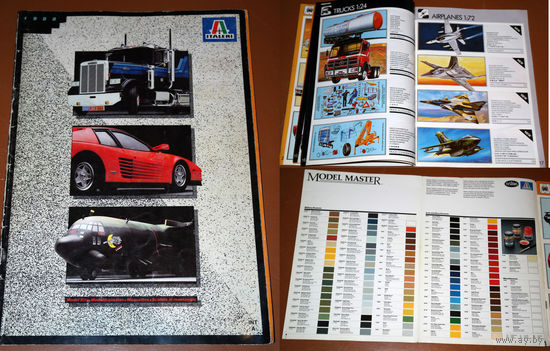 Исторические каталоги моделей фирма REVELL  1994-95, 1998-99 фирма MONOGRAM 1990 1991 1995 фирма ITALERI  1988 1990 1995 1998