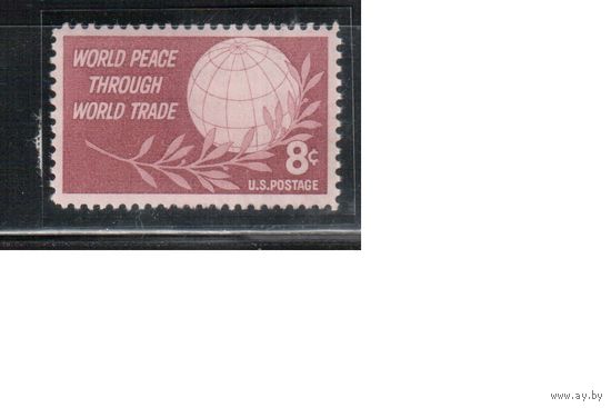 США-1959, (Мих.752),  ** , Мир через торговлю(одиночка)