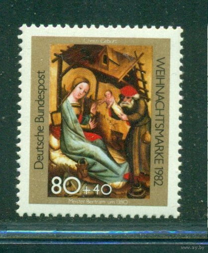 ФРГ Германия 1982 ** Рождество. Религия.