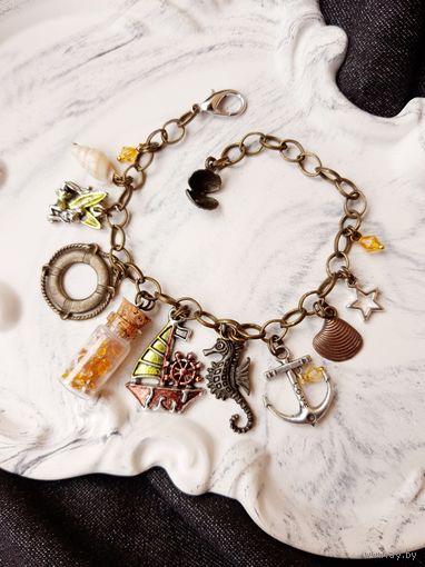 Браслет с подвесками по сказке "Русалочка"