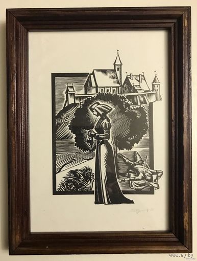 Купава Н.Н. Каталожная графика, 1978 г. (К.Каганец творы) р.21х15,5 см.