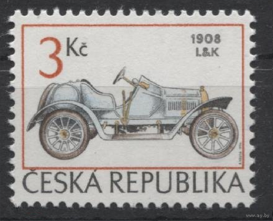Чехия 1994 г. Автомобили. Машины. Ретро.**