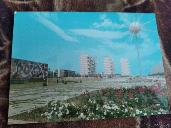 Открытка Кишинев.Микрорайон"Рышкановка" 1977г
