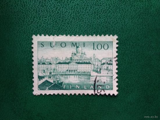 Финляндия. 1968 г. Виды города Хельсинки. Город. Порт. (без клея).