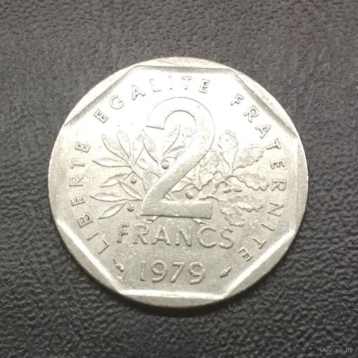 Франция 2 франка 1979