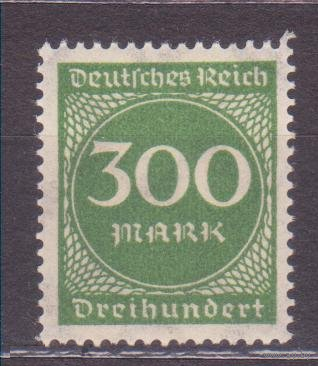 Германия СТАРАЯ Стандарт Цифры.  1922 **\\01