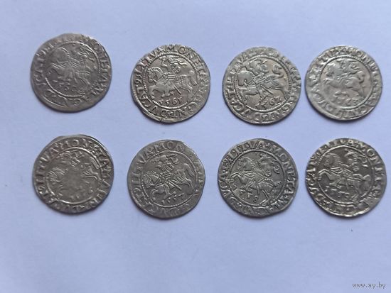 Полугроши Жигимонта Августа 1556-1563 гг.