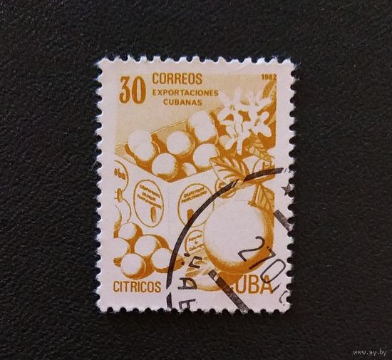 Марка Куба 1982 год Экспорт