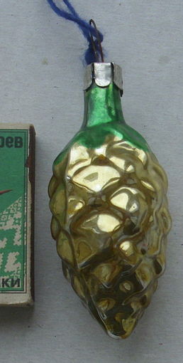 Ёлочная игрушка. Шишка. Д-27.