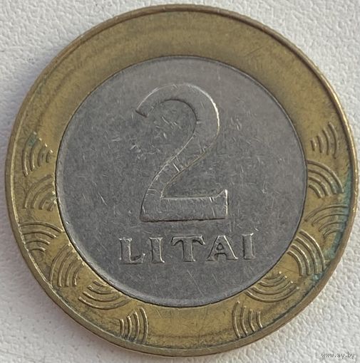 Литва 2 лита 2008 г.