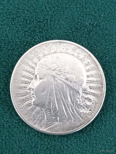 5 злотых 1933 год Ядвига, без МЦ