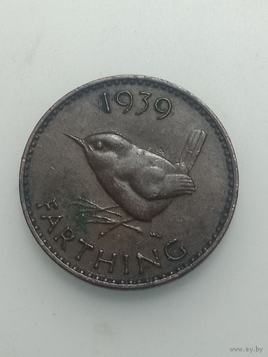 Великобритания фартинг  1939 года .