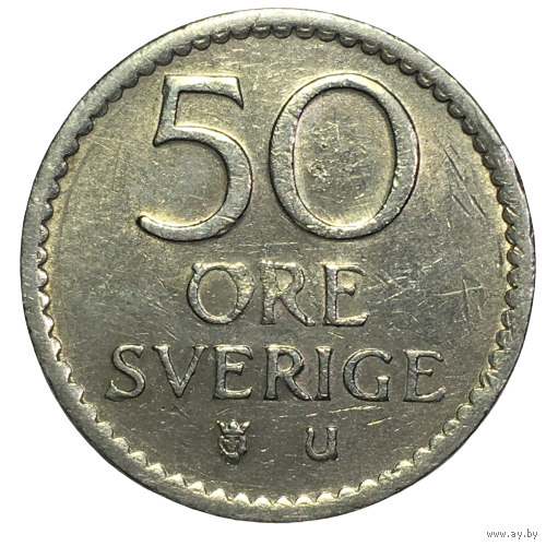 Швеция 50 эре, 1969