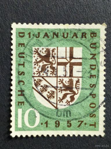 Германия 1957. Воссоединение Саарс. Полная серия