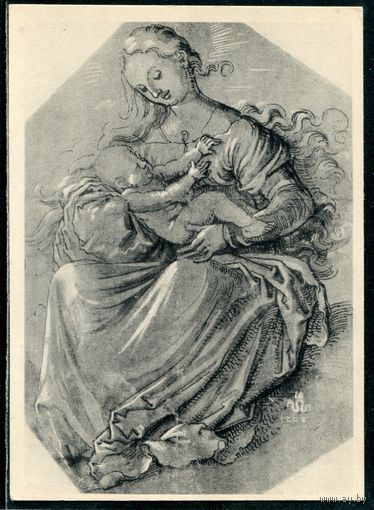 Лукас Кранах. Мадонна с младенцем. Изд.1958