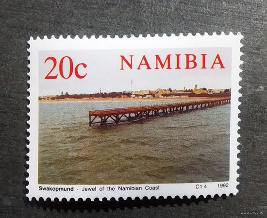Марка Намибия 1992 год город Свакопмунд