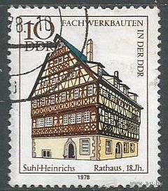 ГДР. Ратуша в г.Зуль. 1978г. Mi#2294.