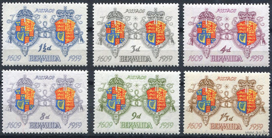 Бермудские острова 1959 ** Герб серия 6 марок Британские колонии