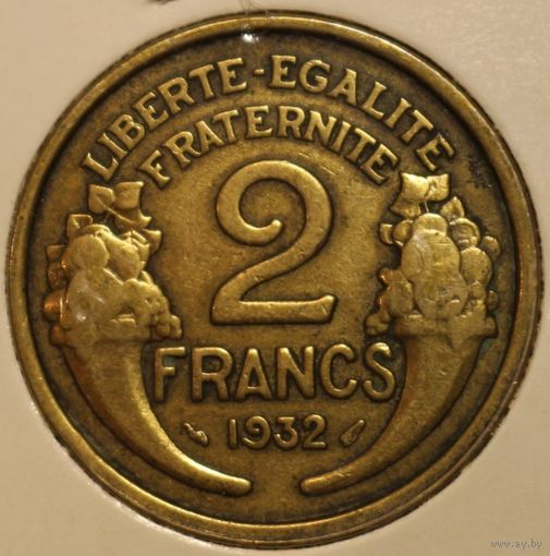 Франция 2 франка 1932 год